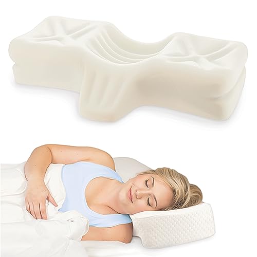 Therapeutica Ergonomic Cervical Pillow for Neck Pain Relief, Average,