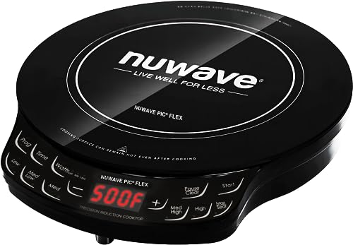 Nuwave Flex Precision Induction Cooktop with 6.5” Heating Coil - Black (PIC Flex)