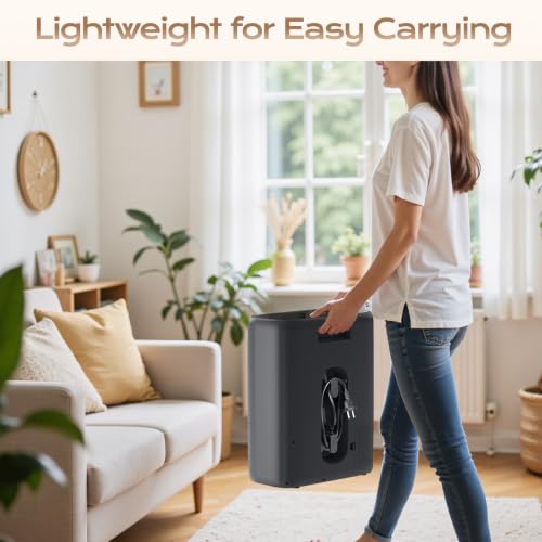 Touchless Vacuum Dustpan with Extra Filter - Black - Hair & Debris Pickup