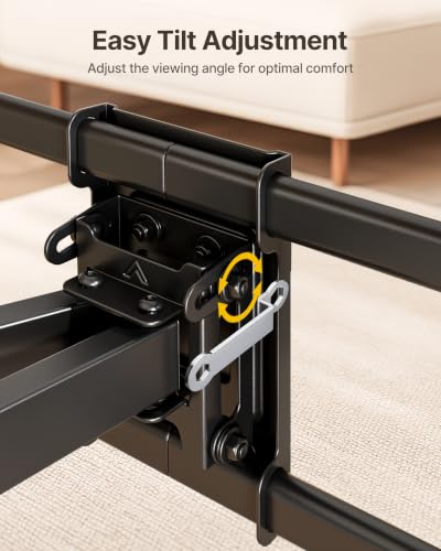 37-84 Inch Full Motion TV Wall Mount - Heavy-Duty Swivel & Tilt Bracket with Full Compatibility - Variation of THIS listing