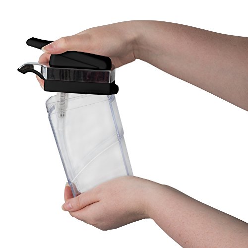 Sink Sider Duo Soap Dispenser with Sponge - Black & Chrome Plating