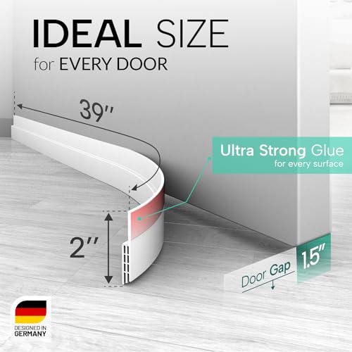 Vellure® Door Draft stoppers for Bottom of - NEW Premium Sweep/Door