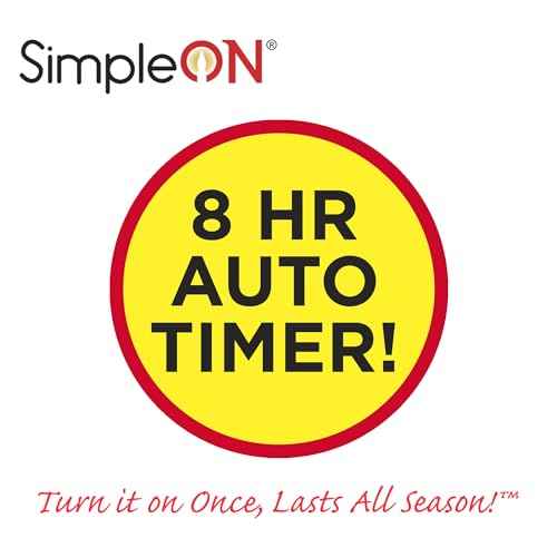 Brite Star Battery Operated 9-inch LED Candles - 1 Count Flickering Flameless Candles with Timer - Perfect for Indoor Window, Outdoor Patio Home D?cor