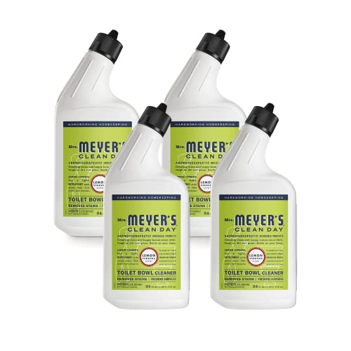 Mrs. Meyer’s Lemon Verbena Toilet Bowl Cleaner - 24 Fl Oz, Pack of 4, Scented Variation