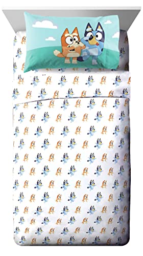 Bluey & Bingo Toddler Bedding Set 4 Piece Multi - Jay Franco, Fits Standard Toddler Mattress