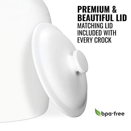 Geo Sports White Porcelain Water Dispenser with Stainless Steel Faucet & Lid - Fits 3-5 Gallon Jugs