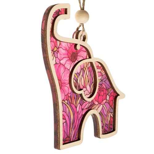 Elephant Christmas Ornaments 2025, Best Friend Birthday Gifts for Women, Elephant Gifts for Women with Story Card, Unique Elephants Ornament for Sisterhood, Birthday Presents for Friends Sisters Mom