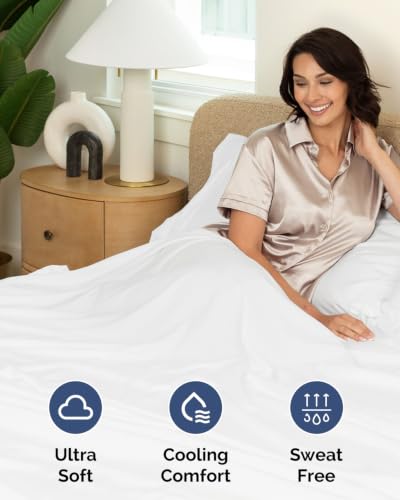 Extra Deep King Fitted Sheets Set – White, 2-Pack, 18-24 Inch Deep Pockets - CGK Unlimited Variation of THIS listing