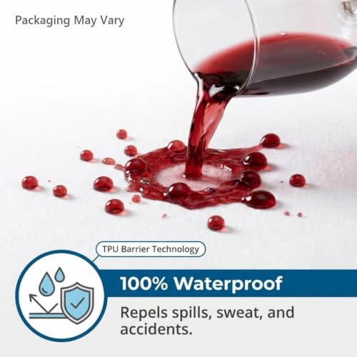 Guardmax Full Mattress Protector Zippered 12" Deep Waterproof Bed Bug Cover - White