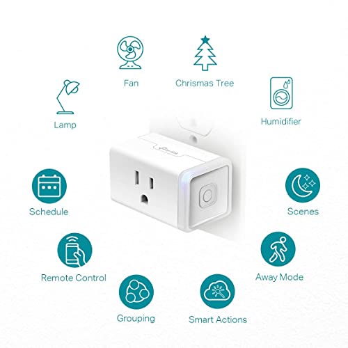 4-Pack Wi-Fi Smart Plugs - Works with Alexa & Google Assistant, UL Certified, 15 Amp