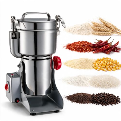 VEVOR 800g Electric Grain Mill Grinder 2100W High-Speed Spice & Coffee Pulverizer