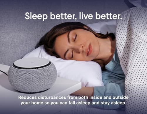 SNOOZ Cloud White Noise Sound Machine with Real Fan - Sleep Aid