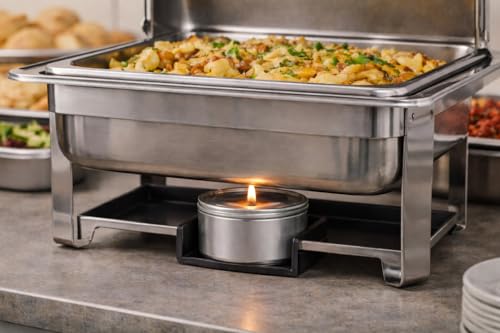 6 Hour Reusable Chafer Fuel Cans Set of 24 - Universal Food Warmer Fuel