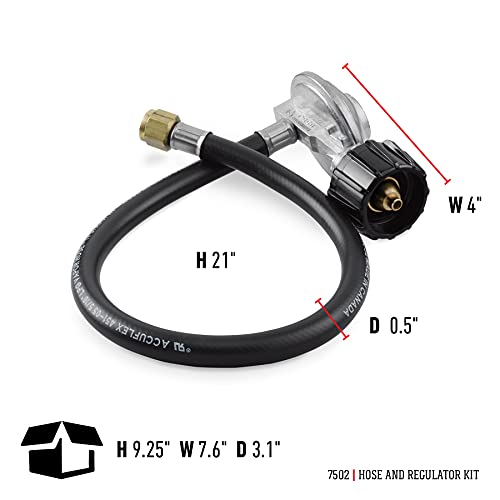Weber 24 Inch Hose and Regulator Kit for Gas Grills - Replacement Part