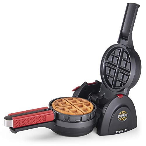 Large Stuffed Waffle Maker - Belgian Style Breakfast & Snack Appliance