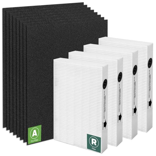 Replacement Air Purifier Filters for Honeywell HPA200 Series - HEPA & Activated Carbon Set