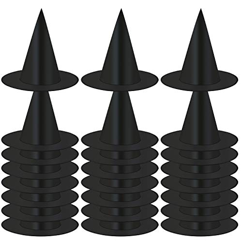 24 Pieces Halloween Witch Hat Cap Costume Accessory for Decoration or