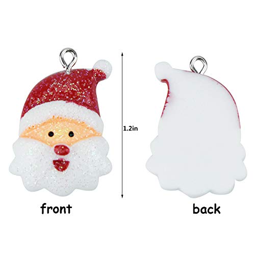 30pcs Christmas Mini Ornaments, Resin Miniature Decorations for Mini Christmas Tree