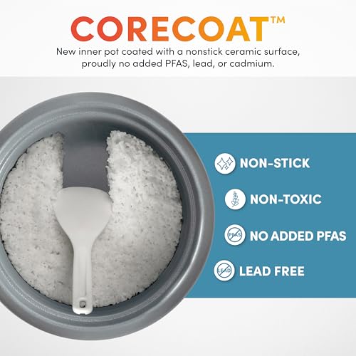8-Cup (Uncooked) Rice Cooker with One-Touch Control - 16-Cup Cooked Capacity
