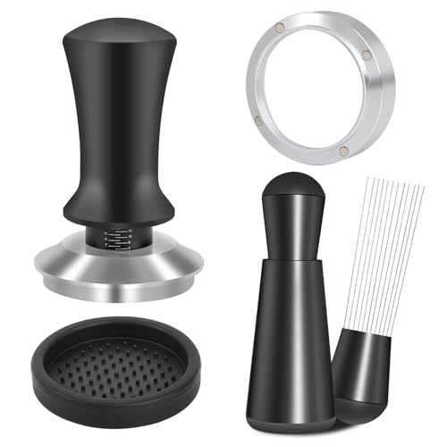 54mm Espresso Accessory Kit with Tamper WDT and Dosing Funnel - Fits Breville
