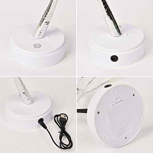 20" 108LED Purple Bonsai Tree lamp Artificial Tree Indoor Decor USB/Battery-Powered Touch Switch Lights for Friends Christmas/Hallowmas/Thanksgiving Day Wedding Party Decorations