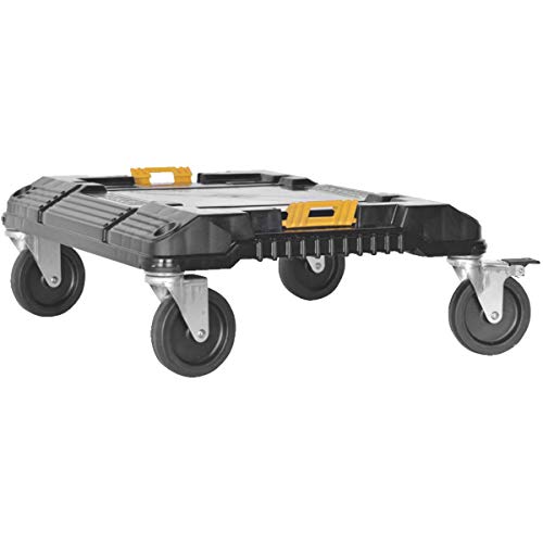 DEWALT Heavy Duty TSTAK Tool Storage Cart with 4 Wheels for Jobsite Use