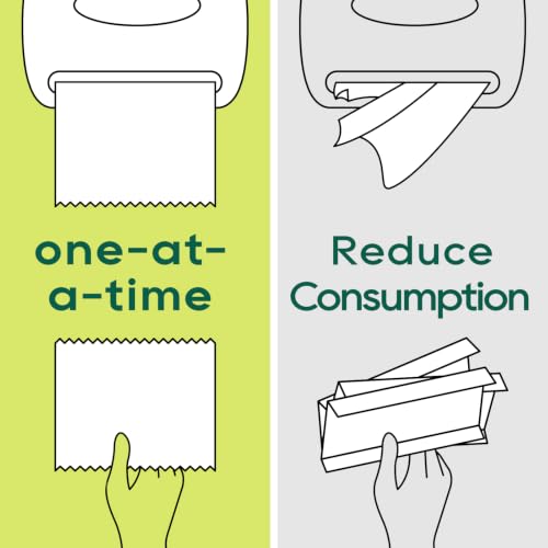 ECOLipak TAD Paper Towels 10x800 White, 6 Rolls Absorbent Hand Towels