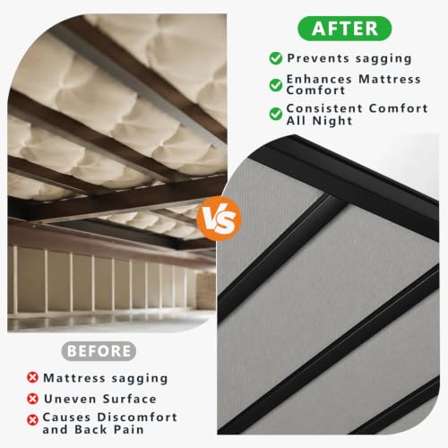 Queen Size 10mm Bunkie Board Mattress Support - Anti-Sag Heavy Duty