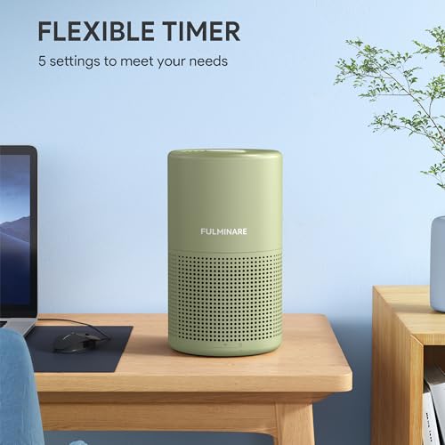 FULMINARE Sage Green HEPA Air Purifier for Bedroom & Home, 1 Pack