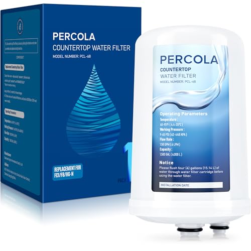 Percola White FC1 Water Filter Cartridge 1-Pack for Enagic F8 & HG-N Machines