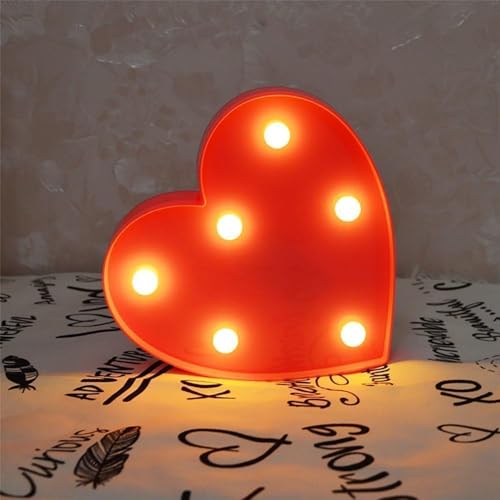 Light Up I Love You Letters Sign for Wedding LED Heart Marquee Lights Night Light Lamp Christmas Holiday Gift Home Party Decoration