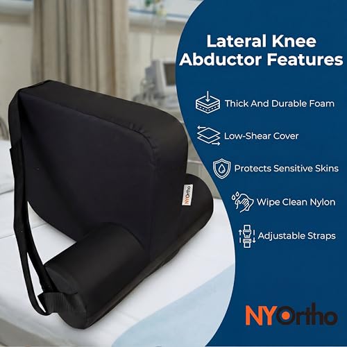 Lateral Position Knee Abductor Pillow for Post-Surgery & Sleep Comfort
