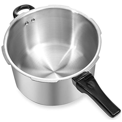 Stark USA 6.0 Qt Pressure Cooker Pot with Release Valve for Gas & Induction Stoves