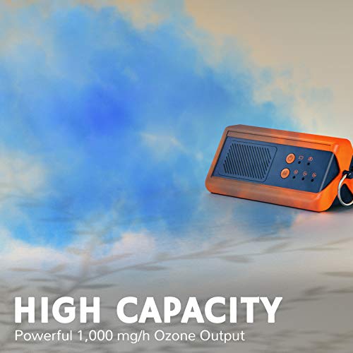Portable Ozone Generator 1000mg/h for Odor Removal - Blue (Variation of THIS listing)