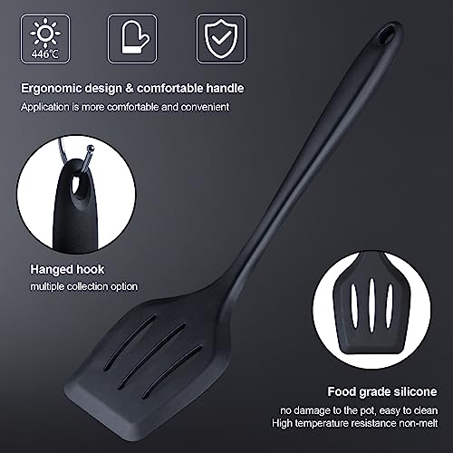 RAXCO 18-Piece Kitchen Utensil and Knife Set - Black - Complete Cooking Tools