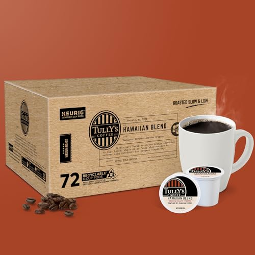Hawaiian Blend Coffee Pods - Medium Roast, 72 Count - Slow Roasted Keurig Compatible