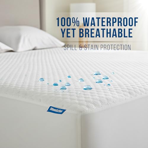 Maestrino Tencel Queen Waterproof & Cooling Mattress Protector