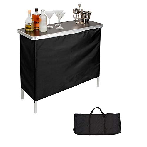 Trademark Innovations Portable Bar Table - Carrying Case Included