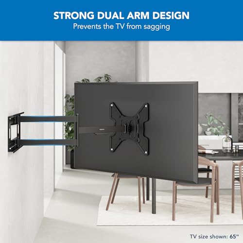 Long Arm TV Wall Mount with 40-Inch Extension, Fits 32-70 Inch Flat Screens