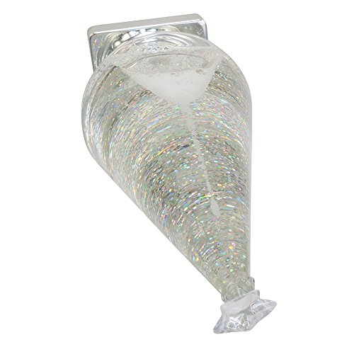 Kurt Adler 14-Inch Battery-Operated Lava Light Tree - Clear & Silver