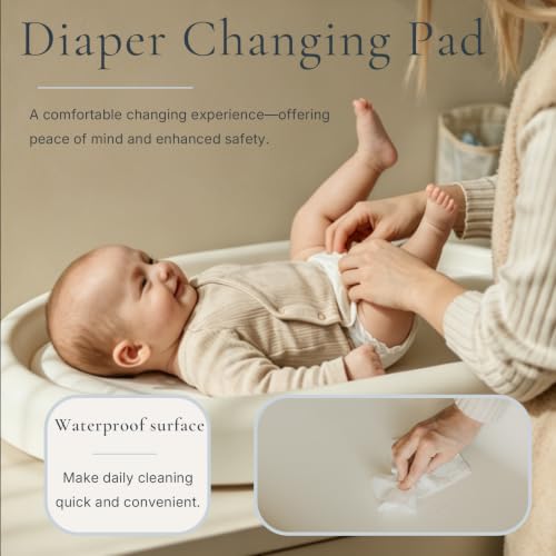 Cuddobaby 4-in-1 Baby Changing Pad with Digital Scale & Temp Monitor