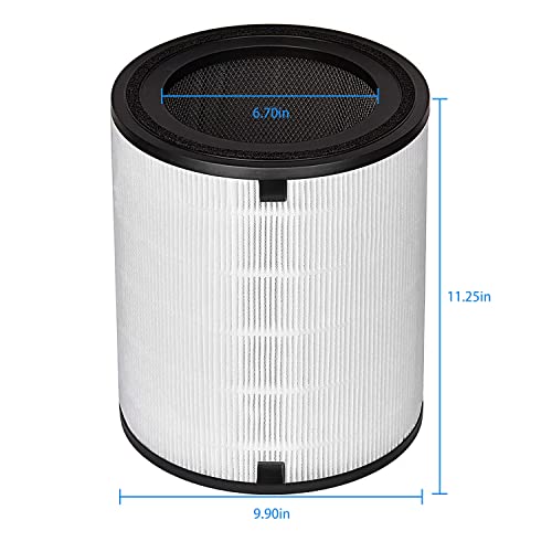 LEVOIT LV-H133 Air Purifier Replacement Filter Set - 3-in-1 HEPA & Carbon Filters