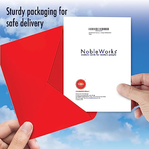 NobleWorks Stressful Holidays Christmas Funny Cards Bulk Set of 36