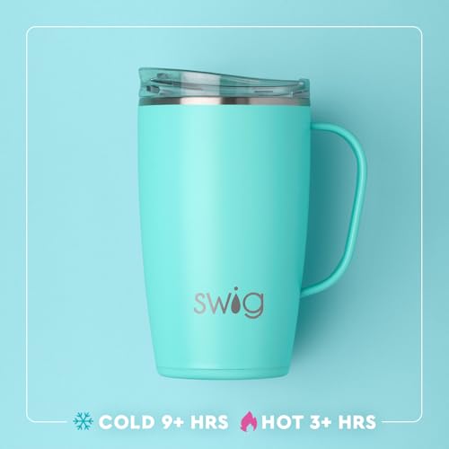 Swig Life 18oz Travel Mug with Handle & Lid - Mr Claus Edition