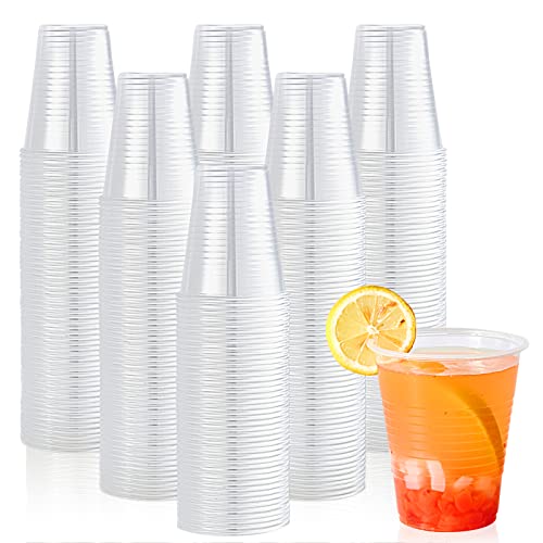 450 Pack 12 oz Clear Plastic Cups - Disposable, Crack-Resistant, BAP Free