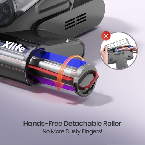 Mattress Vacuum Cleaner with UV-C Light Pet Hair Removal HEPA Filter