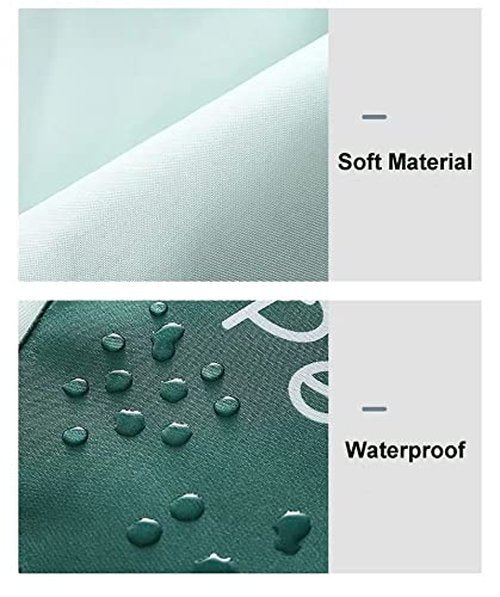 Agirlvct Apron for Women with Pockets & Hand Wipe, Water-drop Resistant Kitchen Cooking Dish Washing Bib Aprons Mother‘s Father‘s ’Day Gift for Men Family Chef Home Coffee Restaurant(2 Pack)