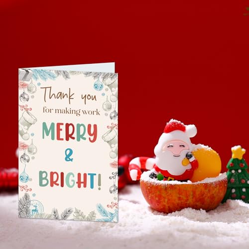 Ceiba Tree Vintage Christmas Cards for Employees Staff Appreciation