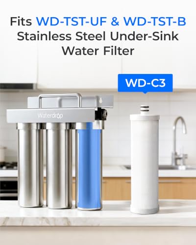 Waterdrop P1 U2 C3 Filter Replacement Pack for TST-UF Under Sink System