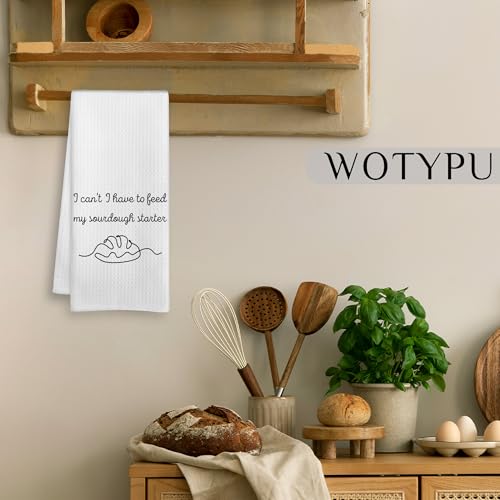 Funny Sourdough Gifts Kitchen Towels, Bread Baker Dish Tea Towel, I